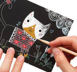 MINI SCRATCH N SCRIBBLE CUTIE CATS