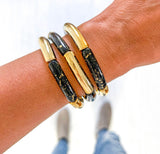 BLACK & GOLD BRACELETS