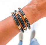 BLACK & GOLD BRACELETS