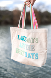 LAKE DAYS TOTE BAG